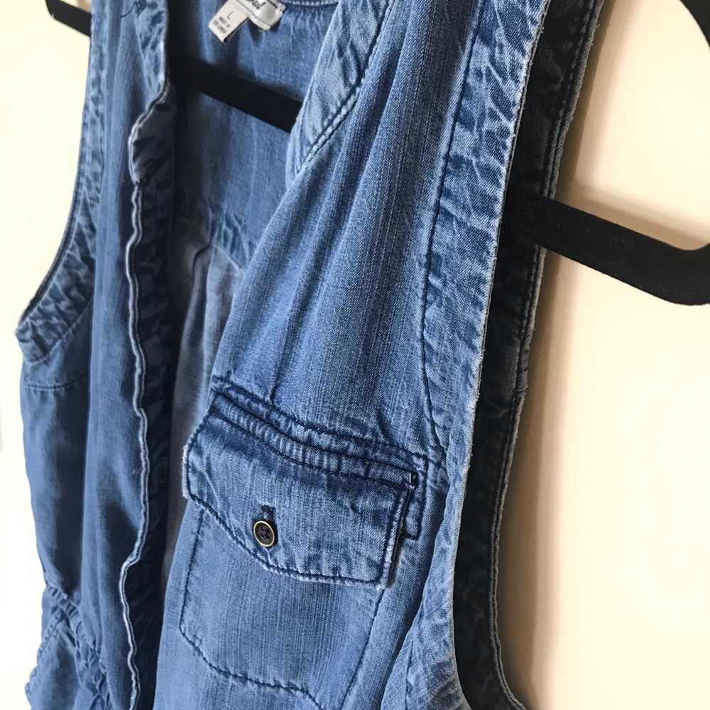 Lucky Brand Blue Denim Romper, Size L